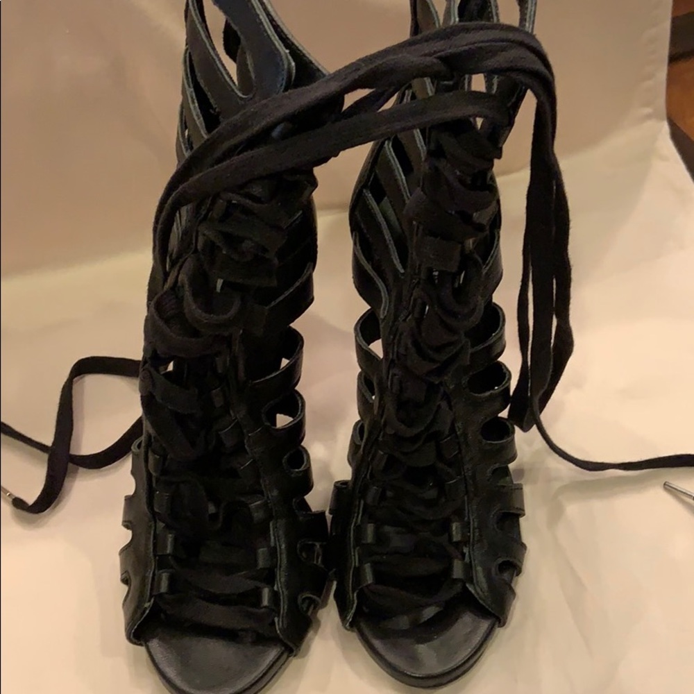 Steve Madden Strappy Lace-Up Sandals